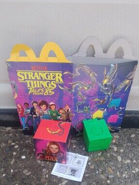 Stranger Things Mc Donalds Happy Meal Toy Box Collectible